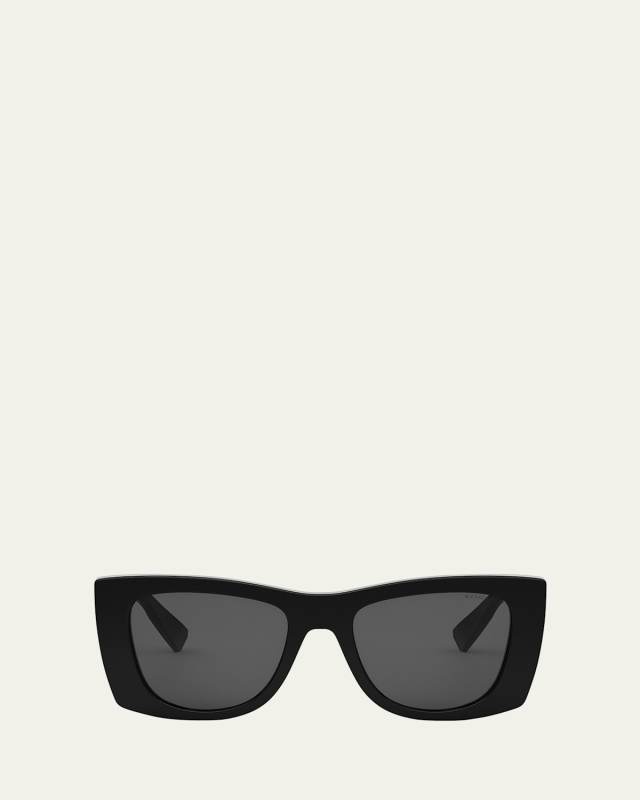 Roma Oversized Acetate & Nylon Butterfly Sunglasses